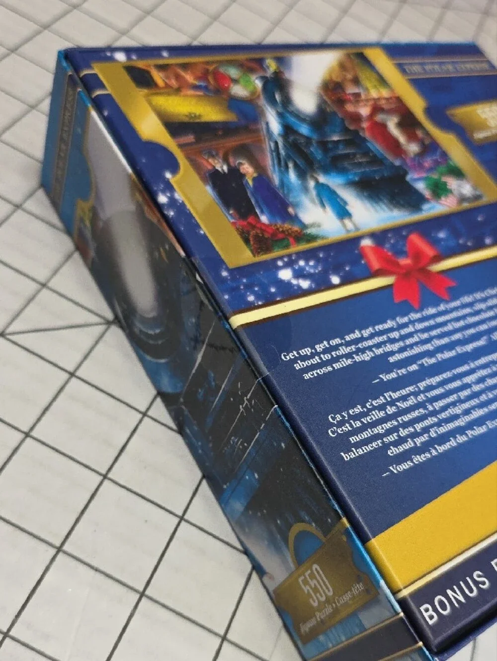 MasterPieces The Polar Express 550-Piece Jigsaw Puzzle - Blue Box, NIB 24